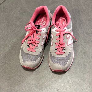 New Balance Pink and Gray Athletic Shoes